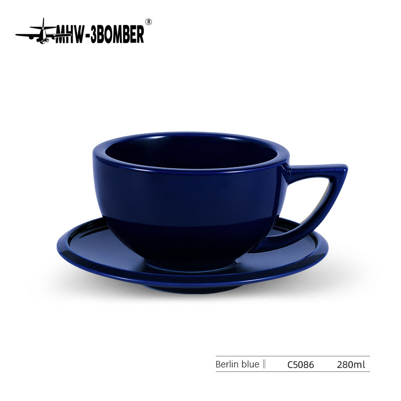 MHW-3BOMBER SAWADA CERAMIC COFFEE CUP 280ML- Berlin Blue