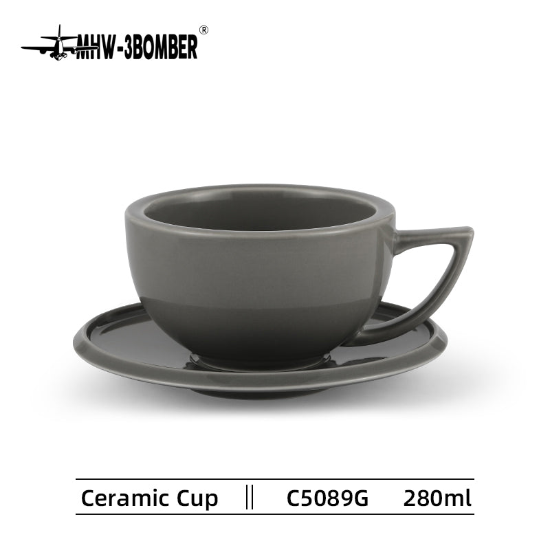 MHW-3BOMBER SAWADA CERAMIC COFFEE CUP 280ML- Gray