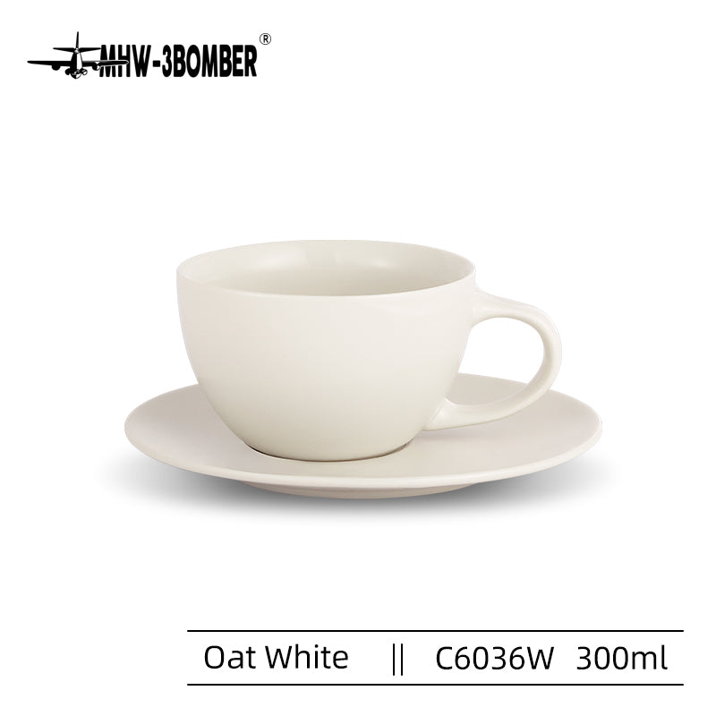 MHW-3BOMBER MARS SERIES CERAMIC COFFEE CUP 300ML- Oat White
