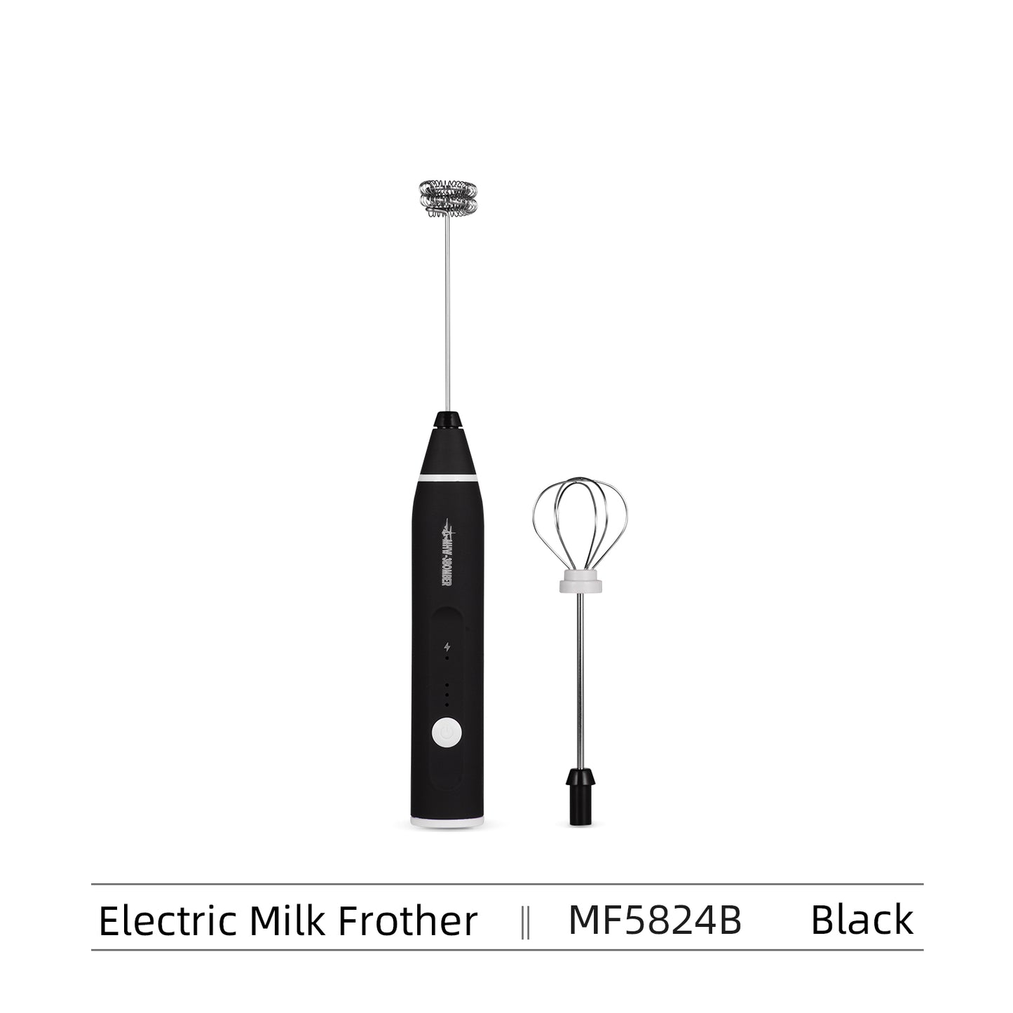 MHW-3BOMBER ELECTRIC MILK FROTHER - Black