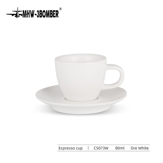 MHW-3BOMBER CERAMIC ESPRESSO CUP 80ML- White