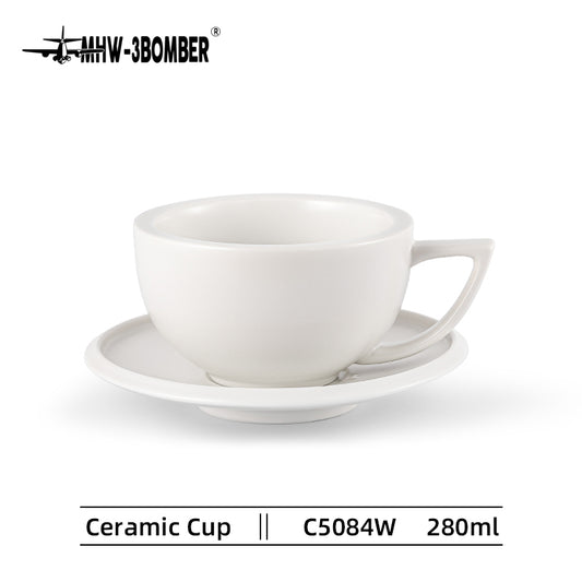 MHW-3BOMBER SAWADA CERAMIC COFFEE CUP 280ML- White