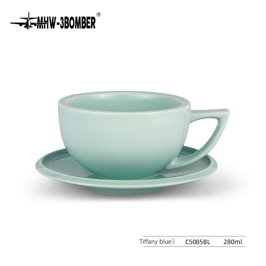 MHW-3BOMBER SAWADA CERAMIC COFFEE CUP 280ML- Tiffany Blue