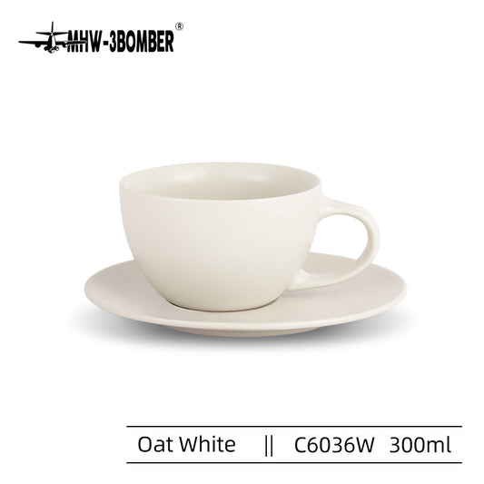 MHW-3BOMBER MARS SERIES CERAMIC COFFEE CUP 300ML- Oat White