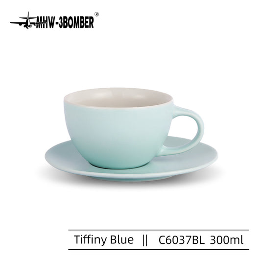 MHW-3BOMBER MARS SERIES CERAMIC COFFEE CUP 300ML- Tiffany Blue