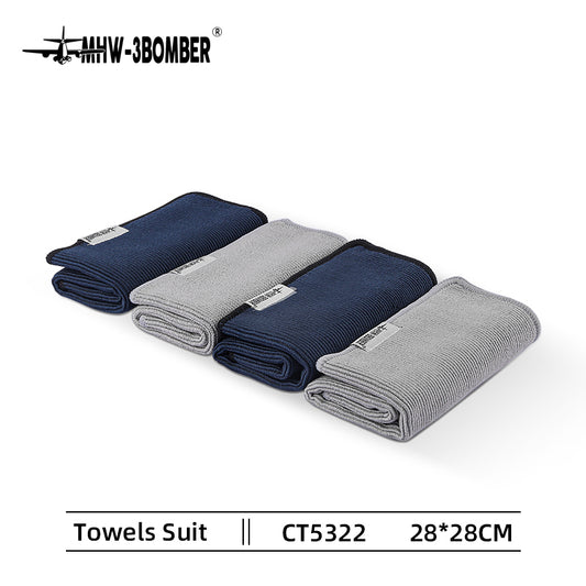 MHW-3BOMBER COFFEE BAR FOUR BARISTA TOWELS SET