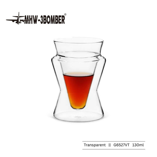 MHW-3BOMBER DW SERIES GLASS CUP TRANSPARENT