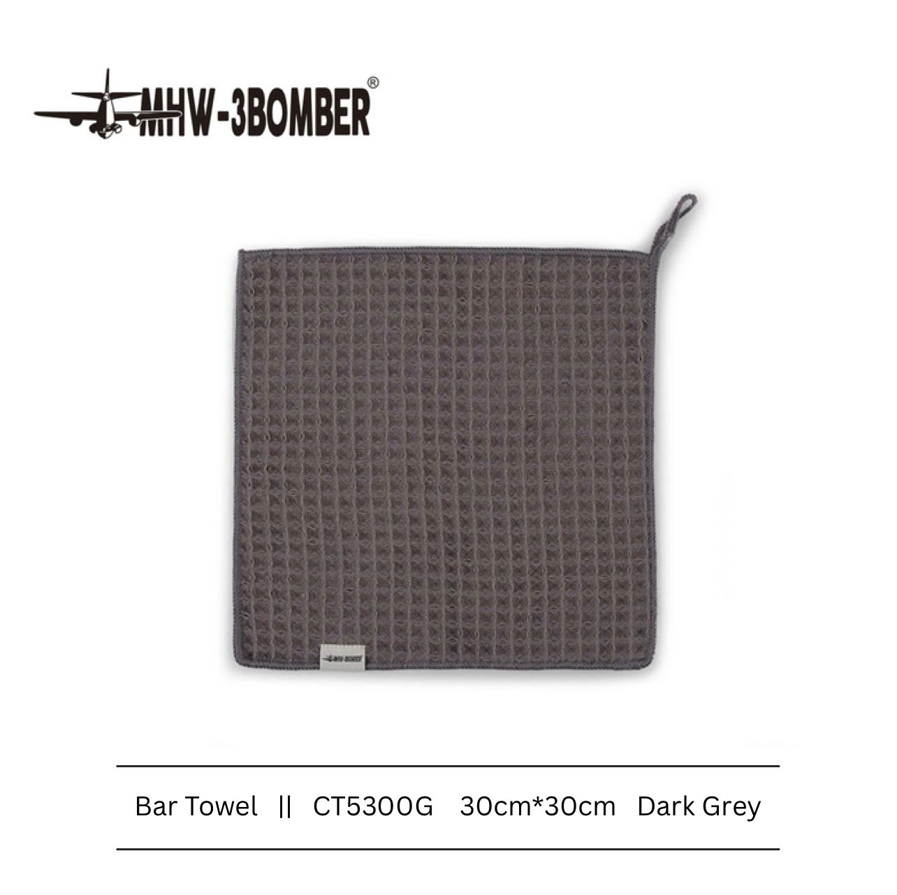 MHW-3BOMBER WAFFLE BAR TOWEL