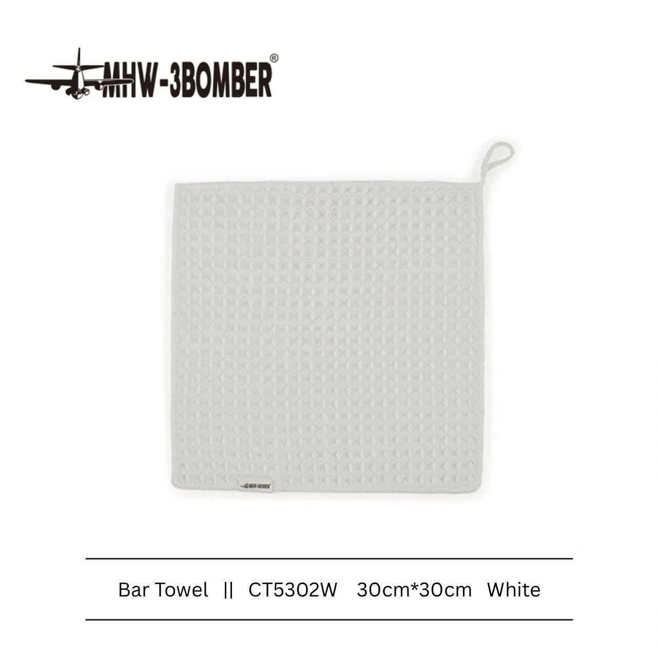 MHW-3BOMBER WAFFLE BAR TOWEL