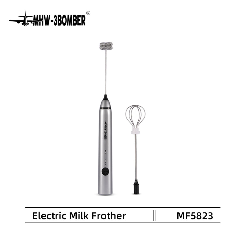 MHW-3BOMBER ELECTRIC MILK FROTHER - Sliver