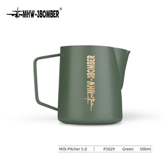 MHW-3BOMBER MILK FROTHING PITCHER 5.0- Wilderness Green